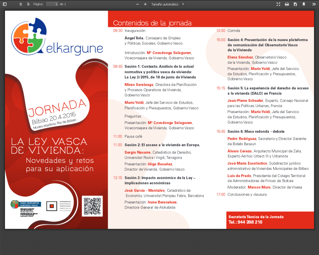 ProgramaJornadaLeyViviendaVasca